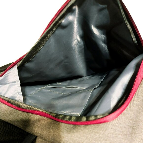 SEEU Large Sling Crossbody Gray/Pink Laptop Backpack - Picture 8 of 8